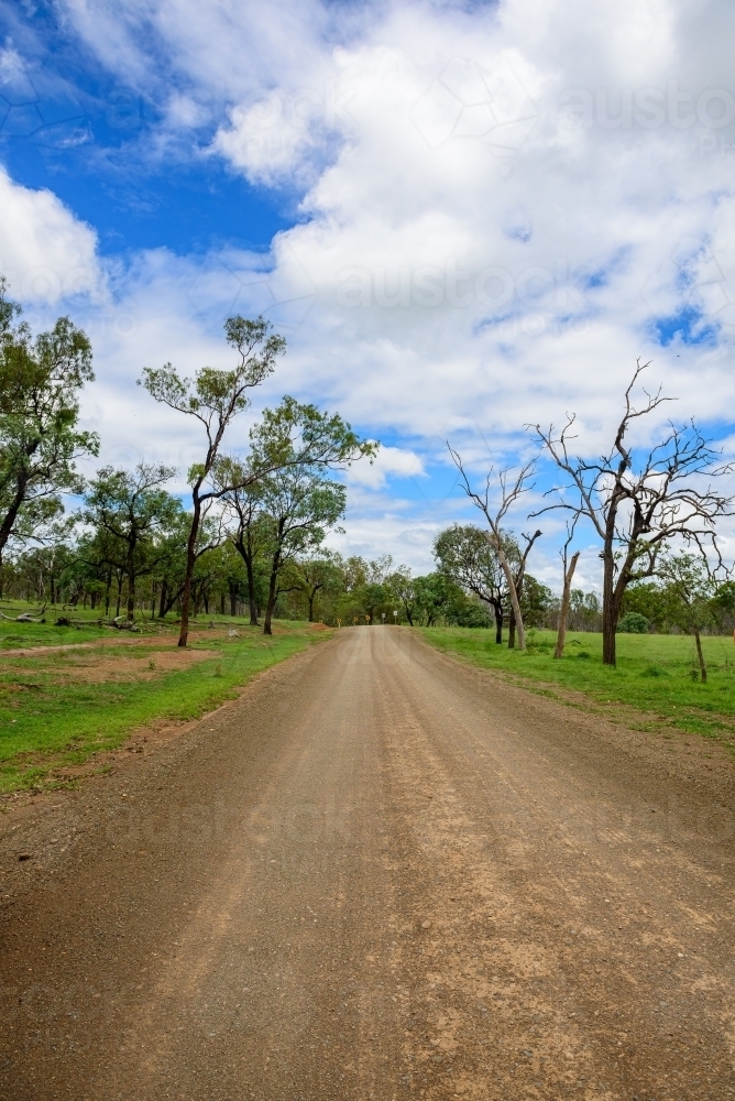 gravel road - Australian Stock Image