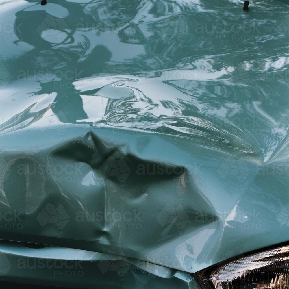 Green car - Australian Stock Image