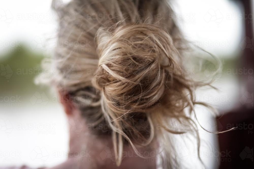 Hair detail from behind - Australian Stock Image