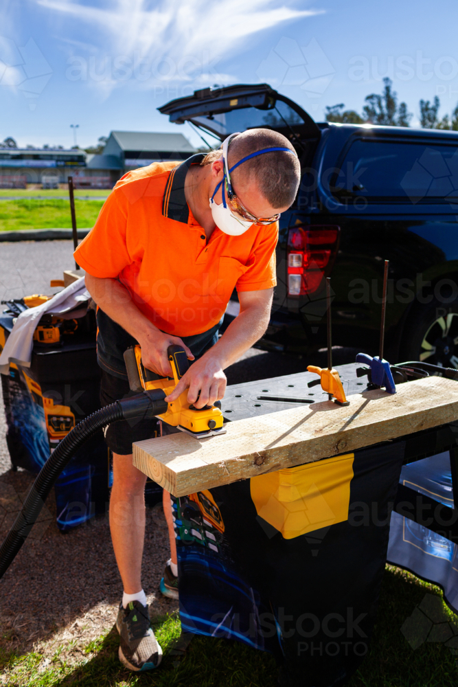 Image of hands on tool demonstration during class for trade apprentices ...