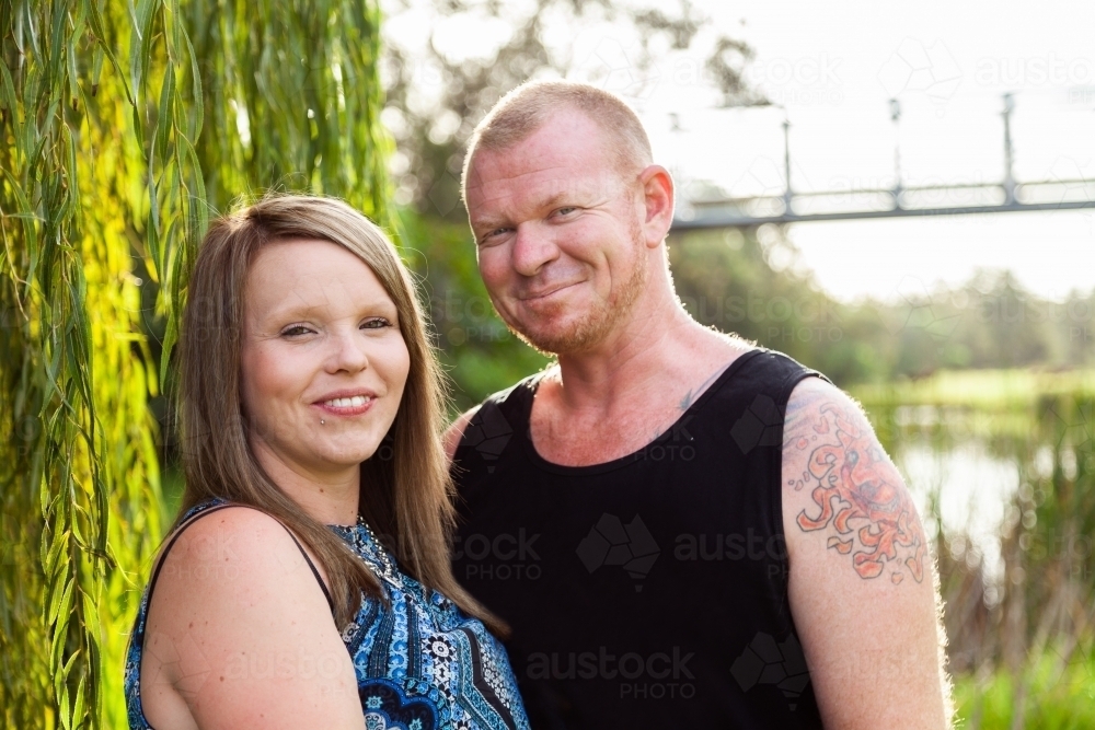 Happy couple portrait - Australian Stock Image