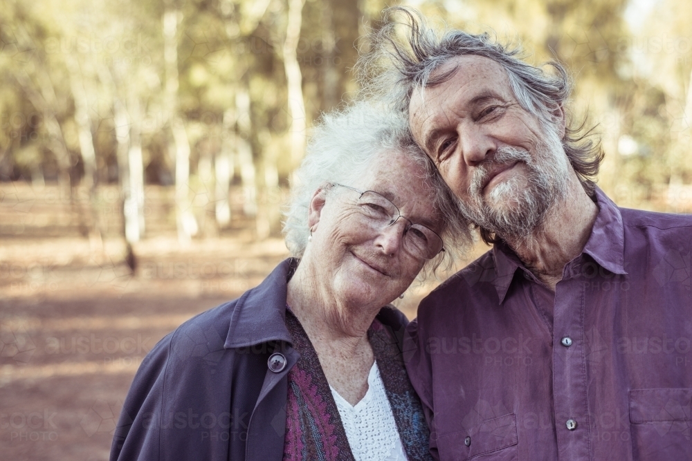 Happy elderly couple - Australian Stock Image