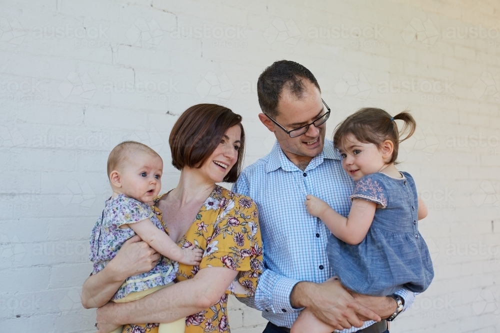 Happy family - Australian Stock Image
