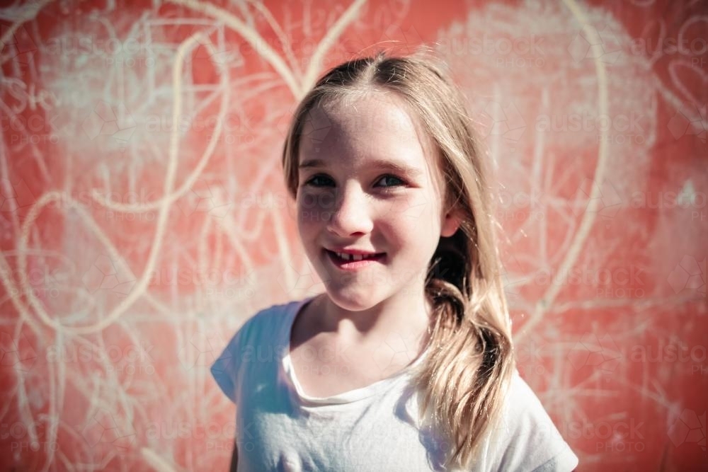 Happy girl - Australian Stock Image