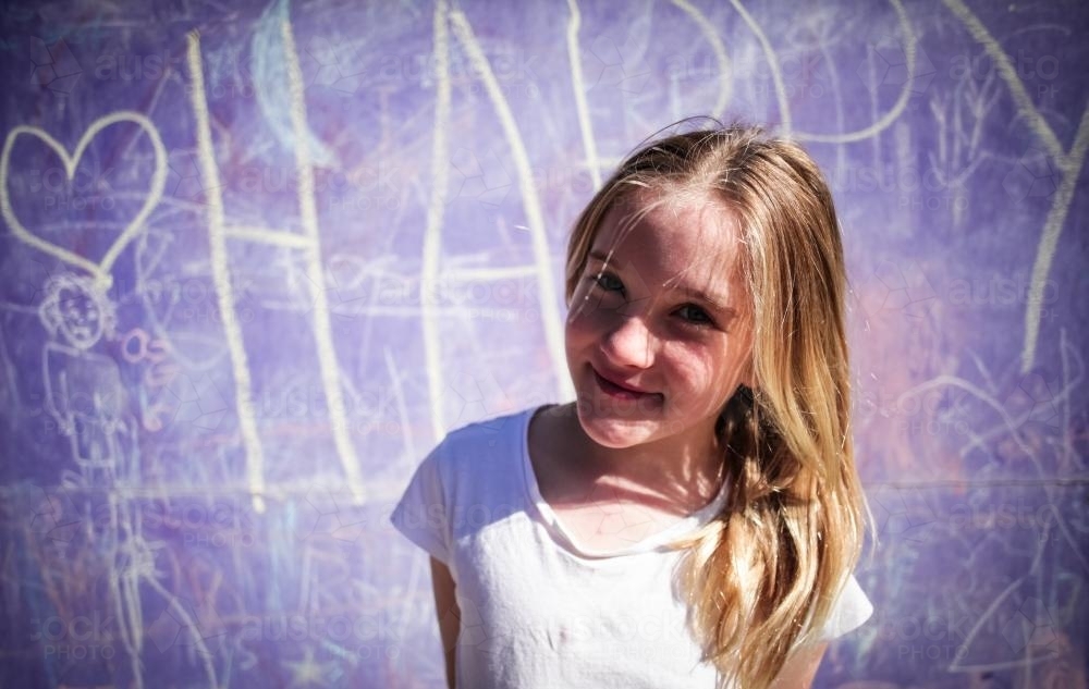 Happy girl - Australian Stock Image