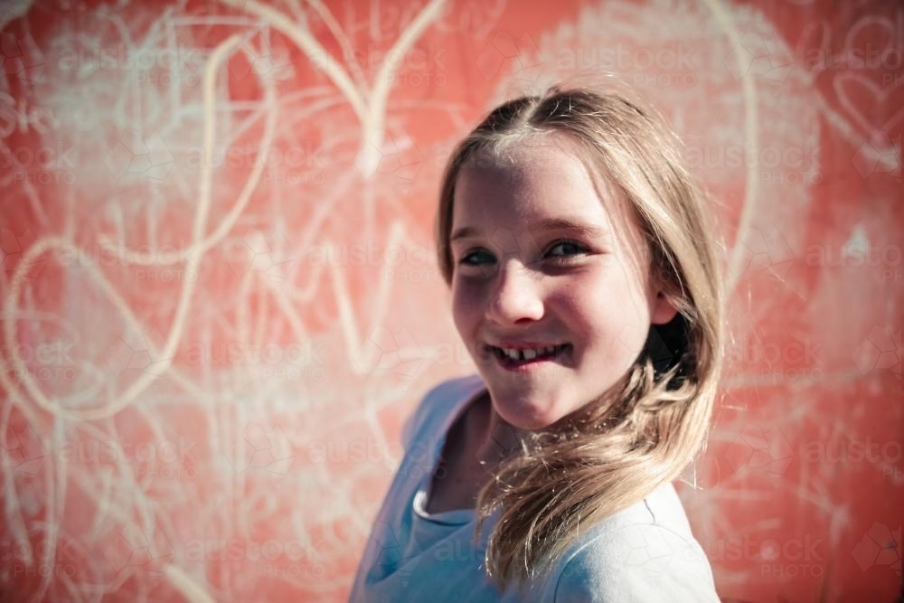 Happy girl - Australian Stock Image