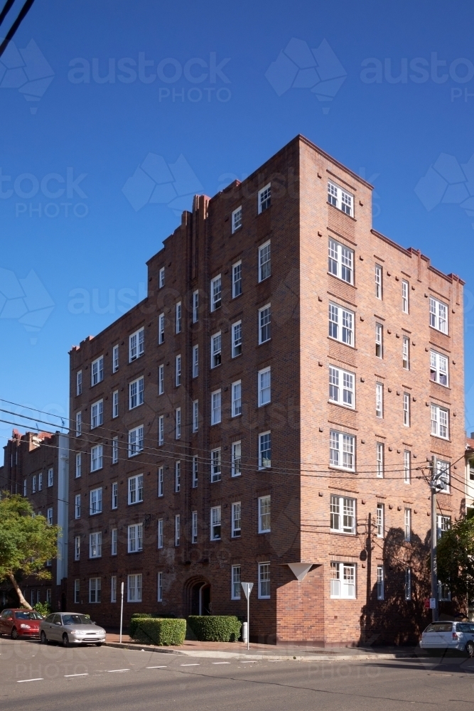 Image of Heritage apartment building in Surrey Hills Sydney Austockphoto