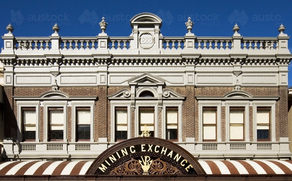 Heritage building in old gold mining city - Australian Stock Image