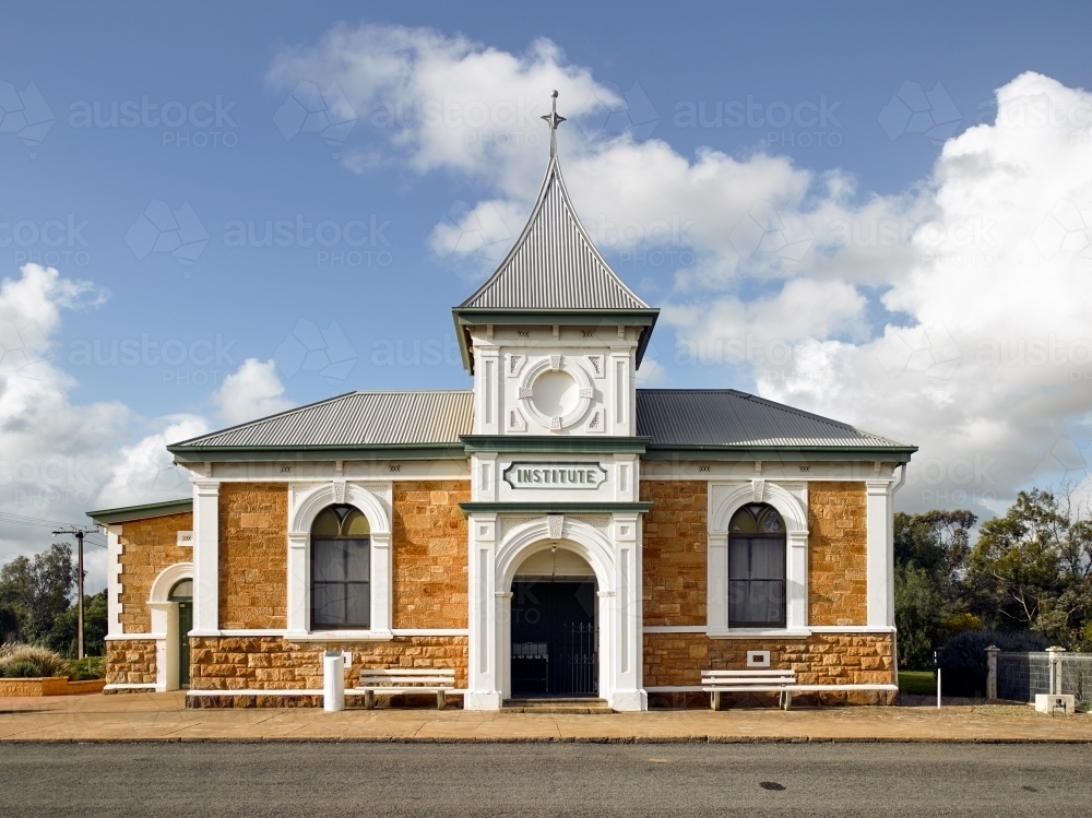 Heritage building in rural town - Australian Stock Image