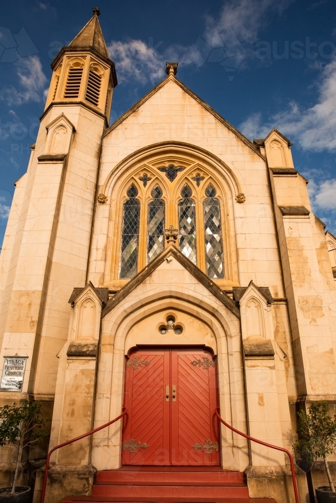 heritage listed Ithaca church in paddington, Brisbane - Australian Stock Image