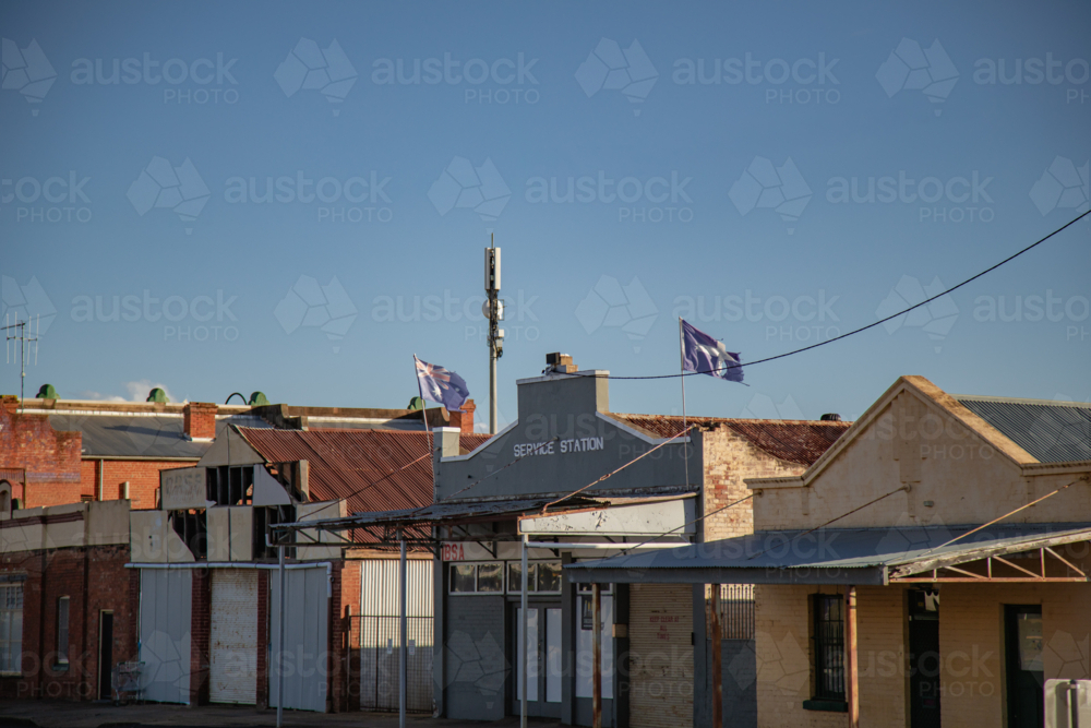 Historic buildings in Wellington New South Wales - Australian Stock Image