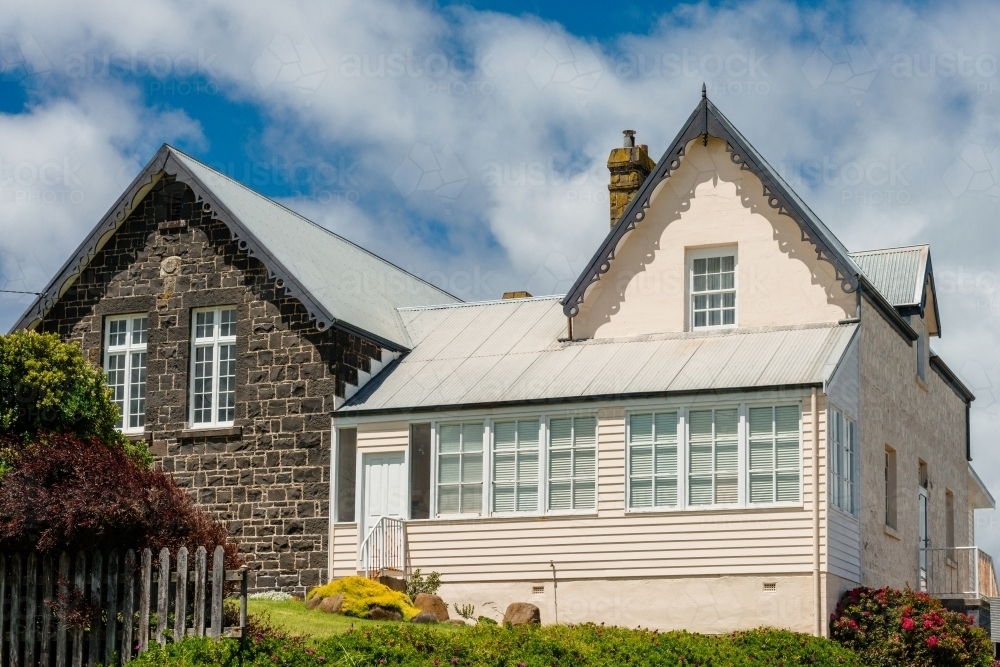 historic home in Tasmania - Australian Stock Image