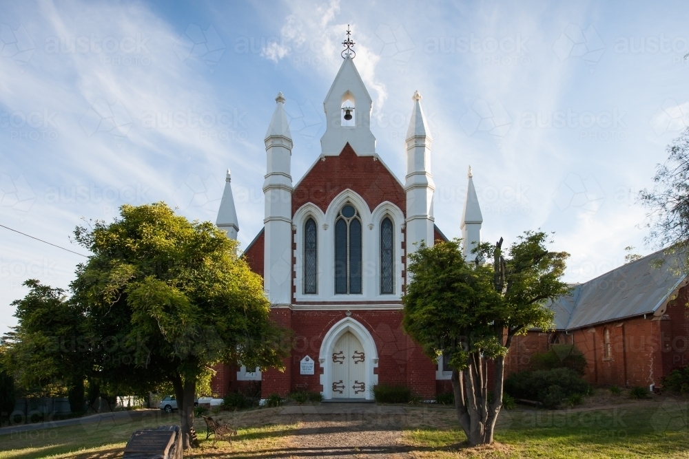 historic ornate church, chapel and grounds - Australian Stock Image
