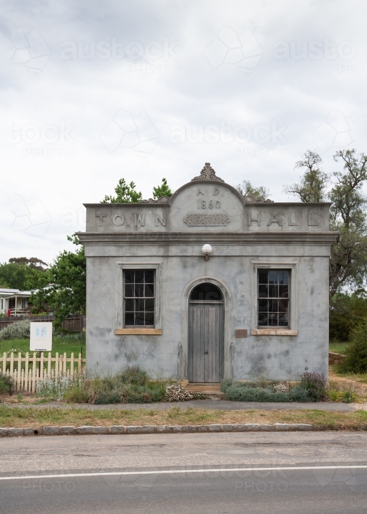 historic town hall in a regional town - Australian Stock Image
