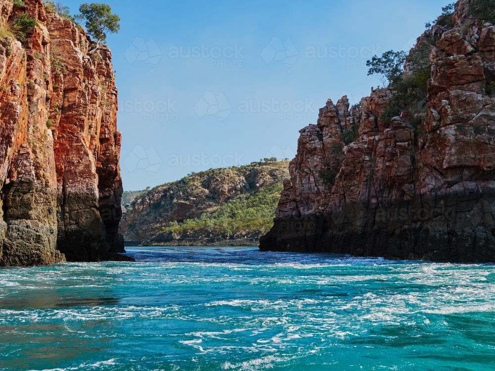 Horizontal Falls in Talbot Bay, Buccaneer Archipelago - Australian Stock Image