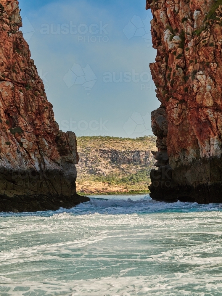 Horizontal Falls in the Buccaneer Archipelago - Australian Stock Image