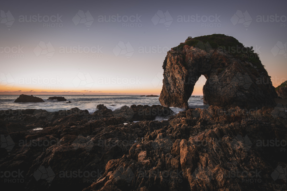 horsehead rock - Australian Stock Image