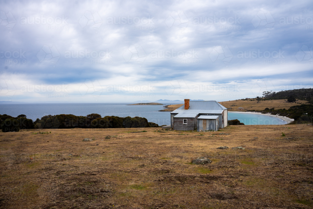 House on Maria Island - Australian Stock Image