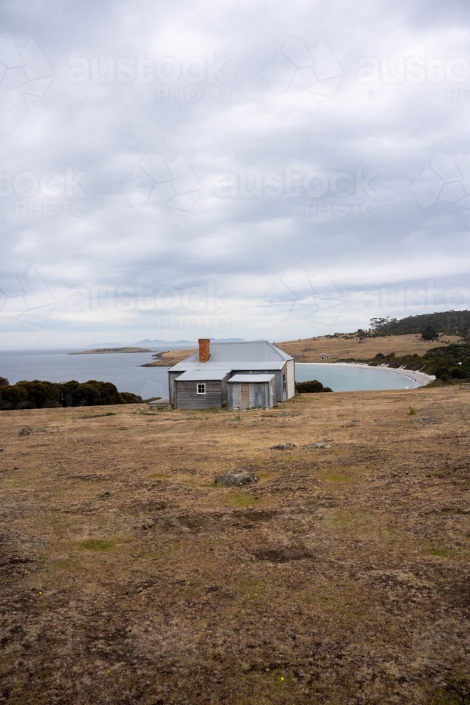 House on Maria Island - Australian Stock Image