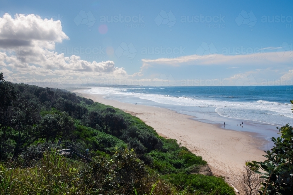 Hungry Head beach, just south of Coffs. - Australian Stock Image