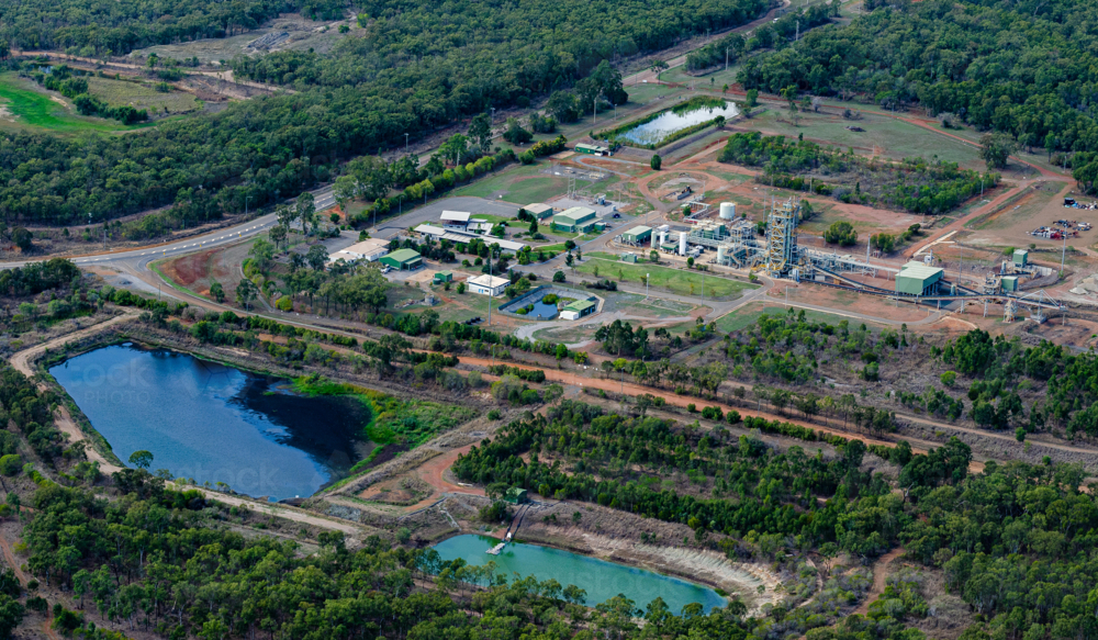 Industrial site in Gladstone - Australian Stock Image