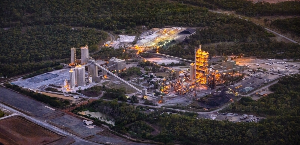 Industrial site in Gladstone, Queensland - Australian Stock Image