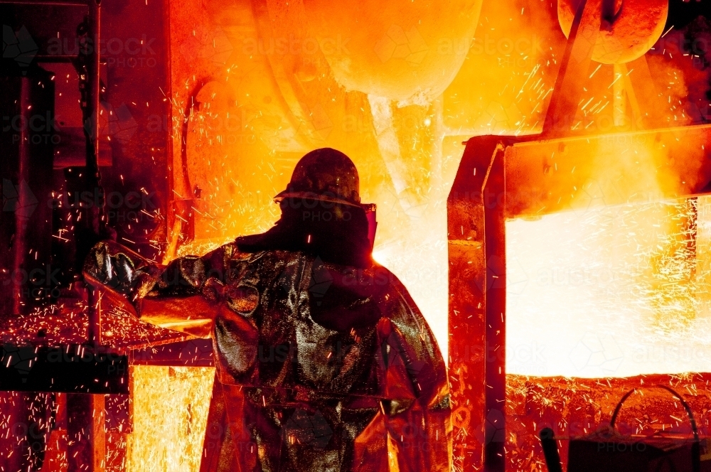 Industry Steelworks - Australian Stock Image