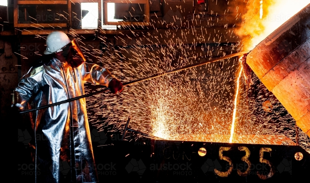 Industry Steelworks - Australian Stock Image