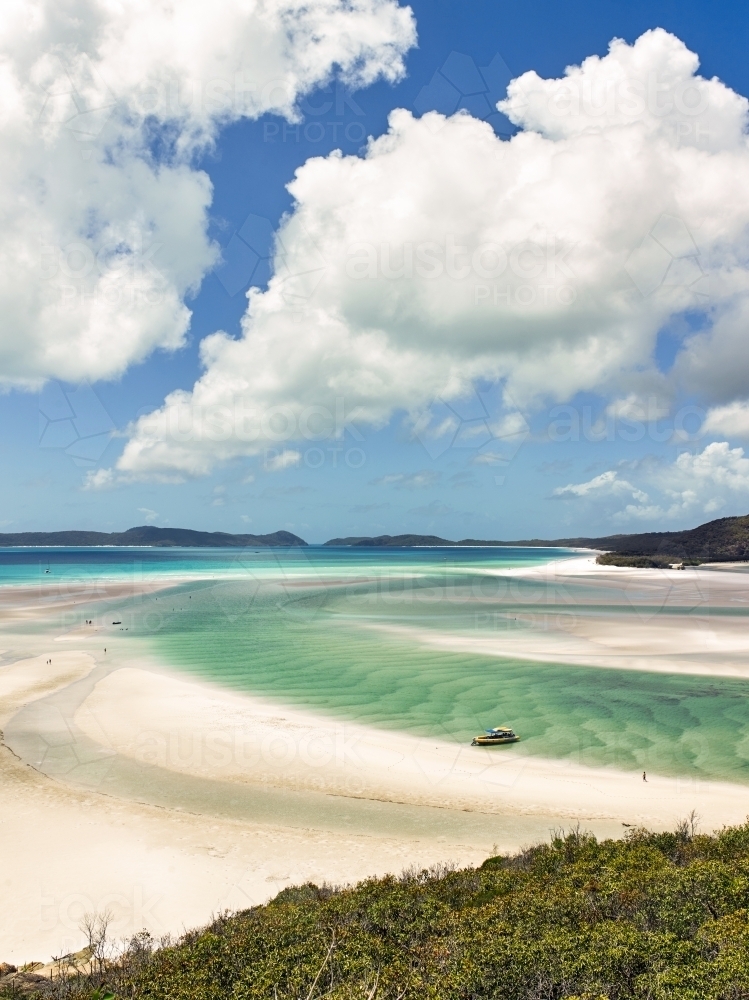 Inlet to beach on a tropical island - Australian Stock Image