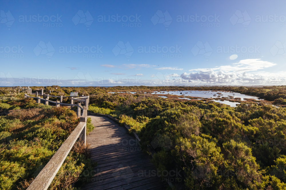 Jawbone Marine Sanctuary on a winter's day in Williamstown, Melbourne, Victoria, Australia - Australian Stock Image