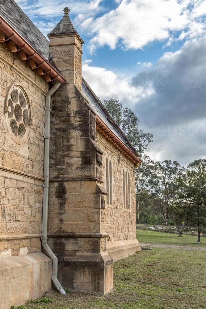 Jerry's Plains Church - Australian Stock Image