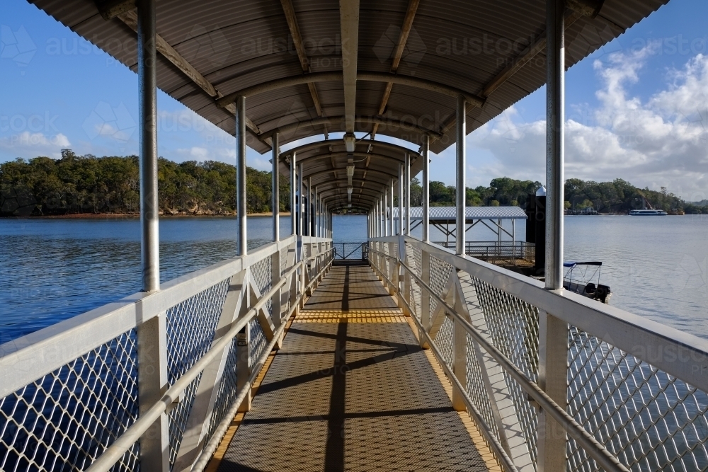 Jetty at Karragarra Island - Australian Stock Image