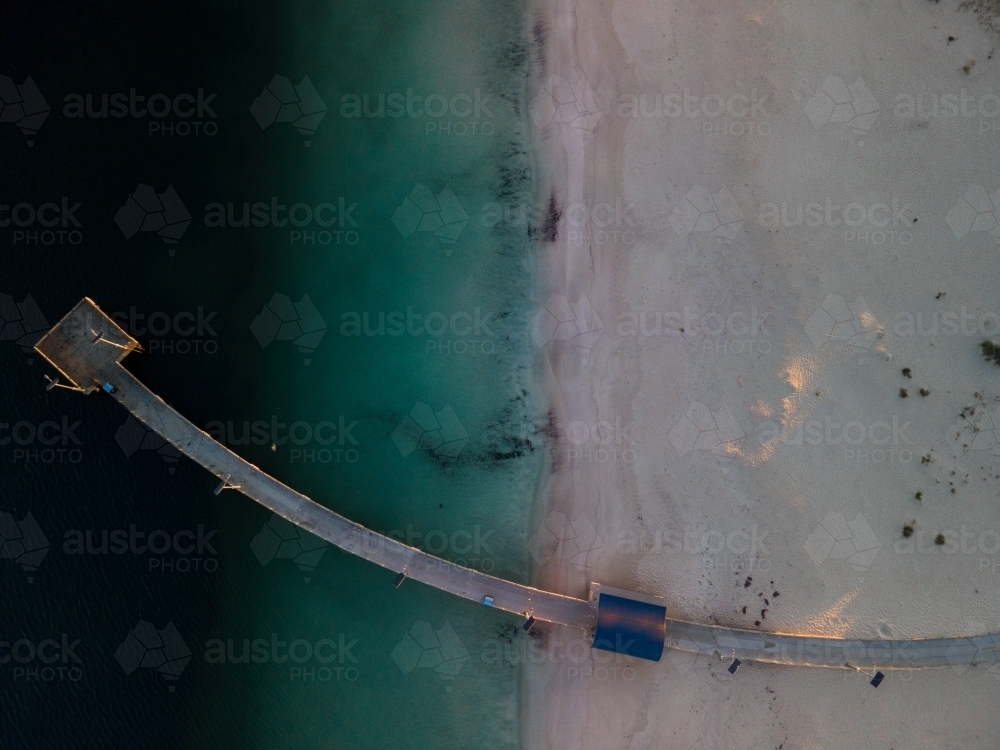 Jurien Bay Jetty - Australian Stock Image