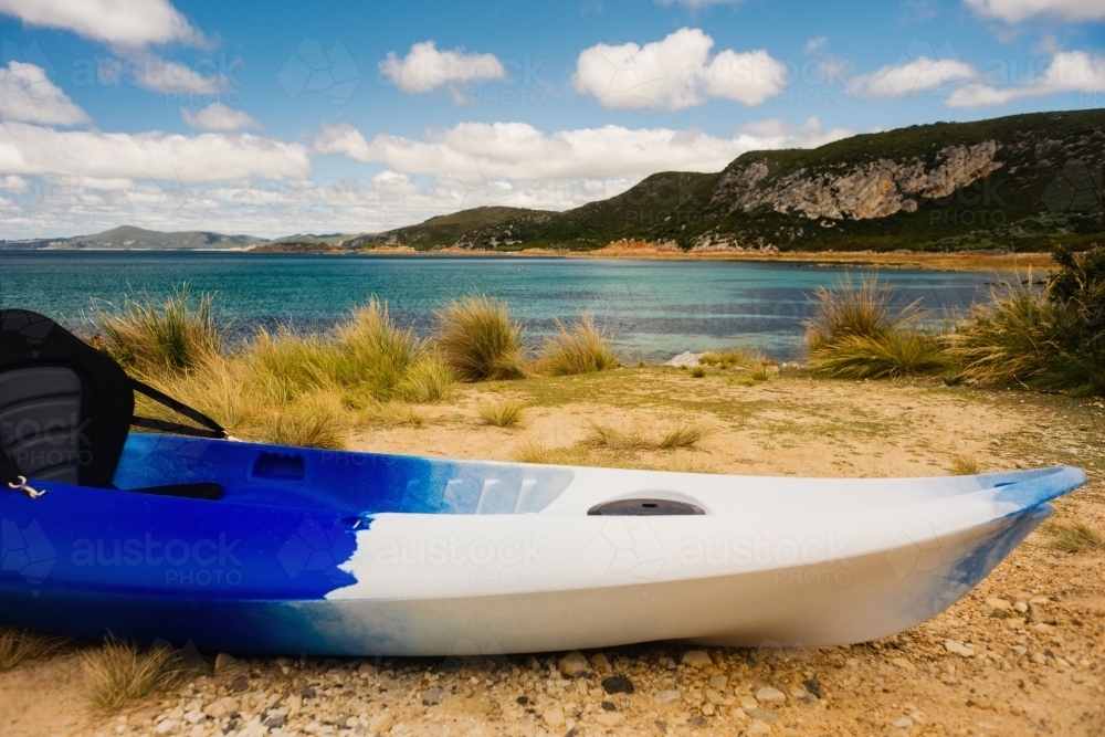kayak by the ocean - Australian Stock Image