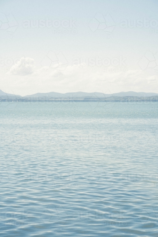 lake and mountains - Australian Stock Image