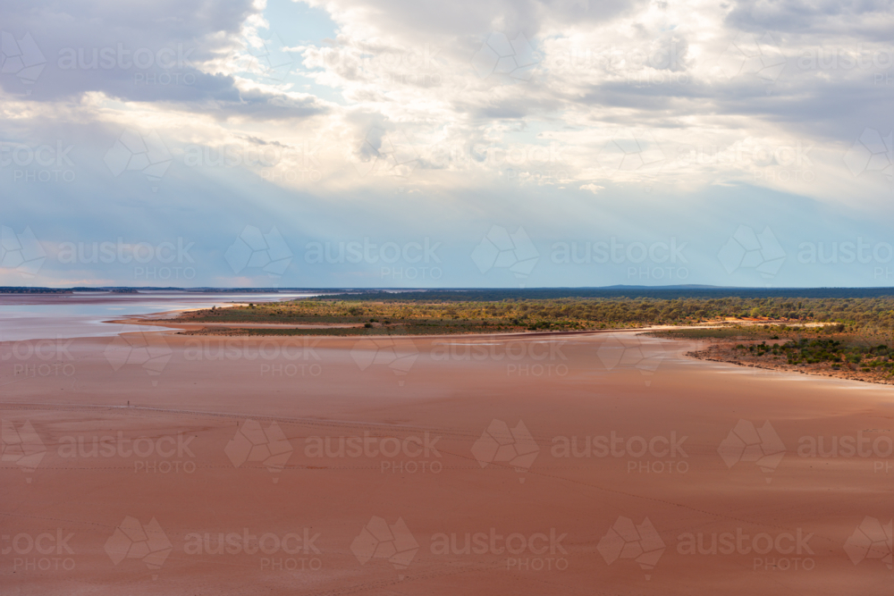 Lake Ballard Menzies Western Australia - Australian Stock Image