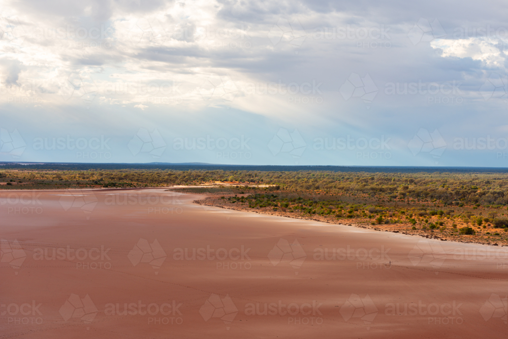 Lake Ballard Menzies Western Australia - Australian Stock Image