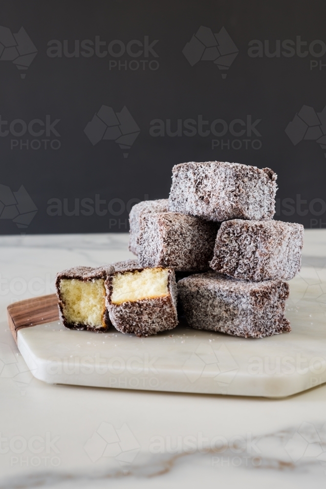 lamingtons - Australian Stock Image
