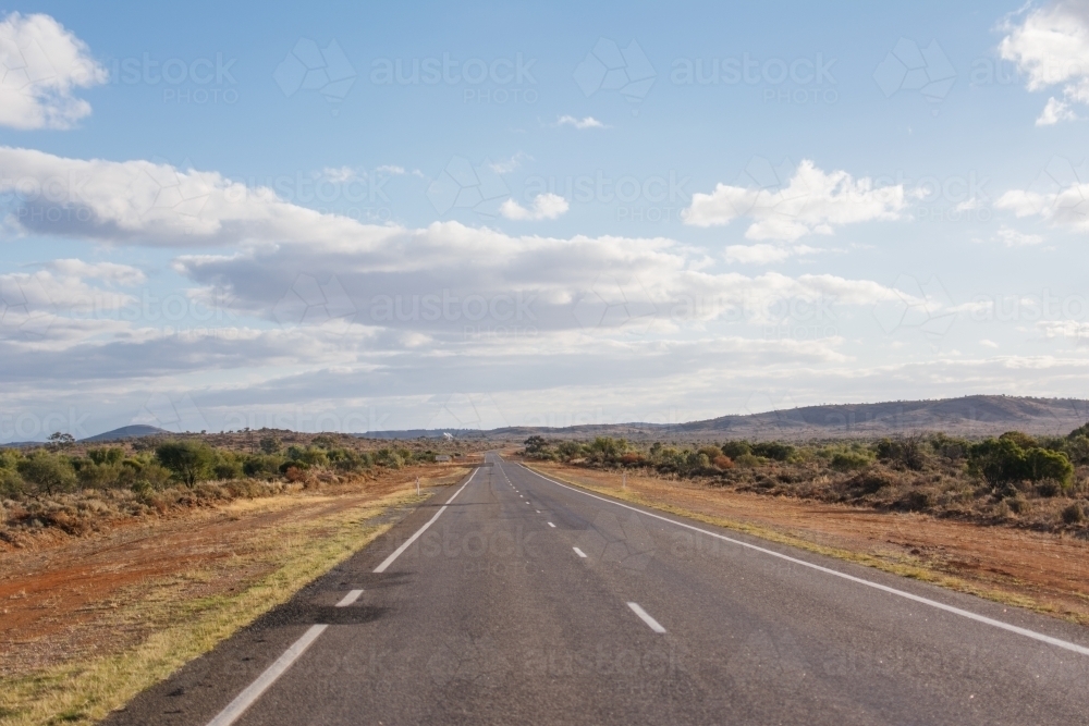 Landscape image of Barrier Highway - Australian Stock Image