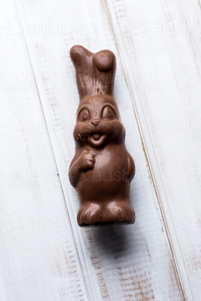 large chocolate easter bunny - Australian Stock Image