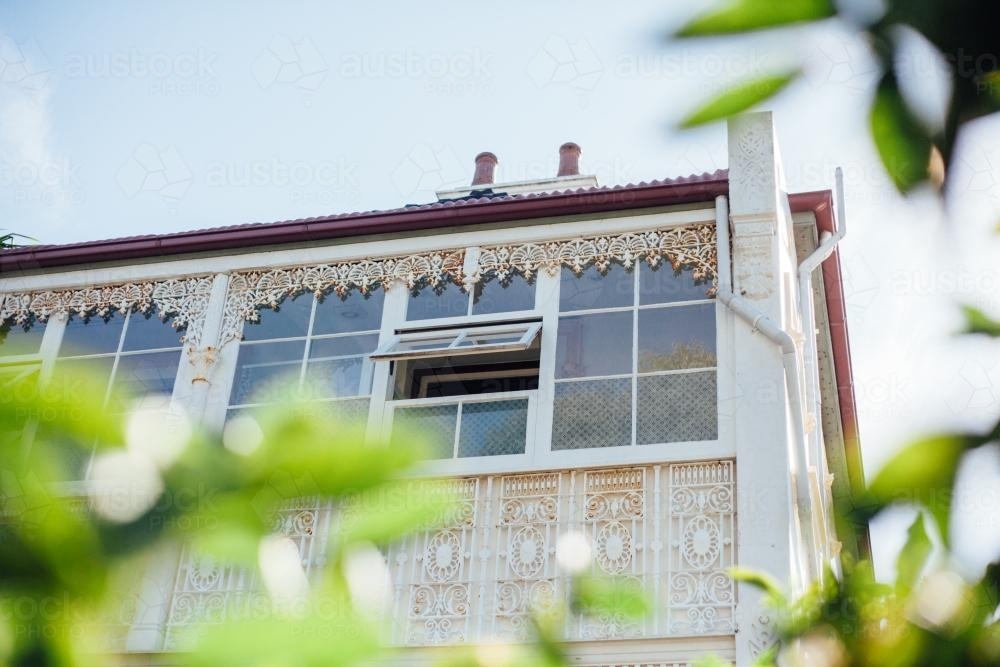 Large Suburban Terrace House - Australian Stock Image