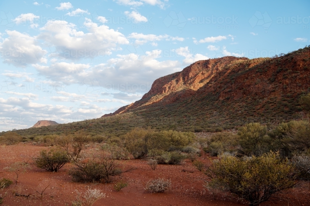 Late sun on Mt Augustus - Australian Stock Image