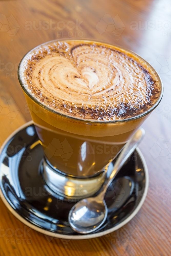 Latte - Australian Stock Image