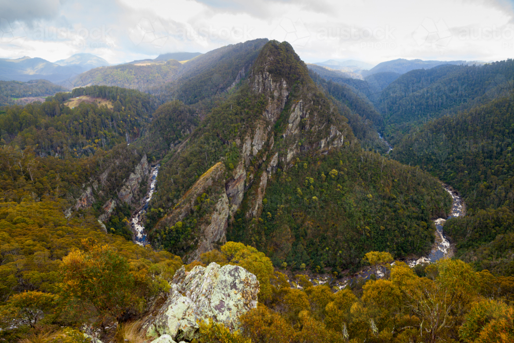 Leven Canyon - Tasmania - Australian Stock Image