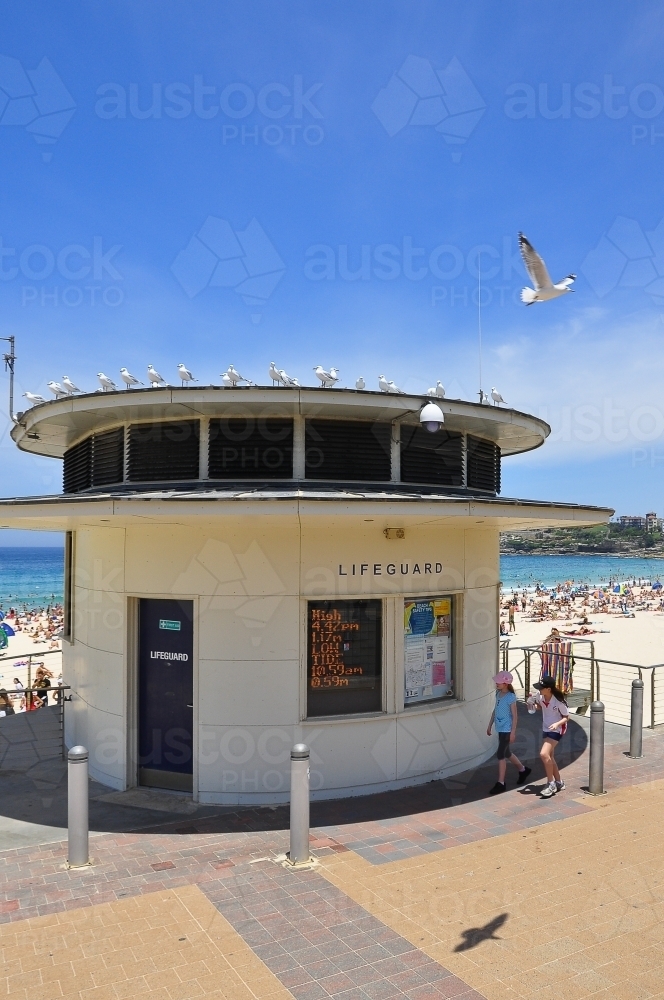 Lifeguard tower - Australian Stock Image