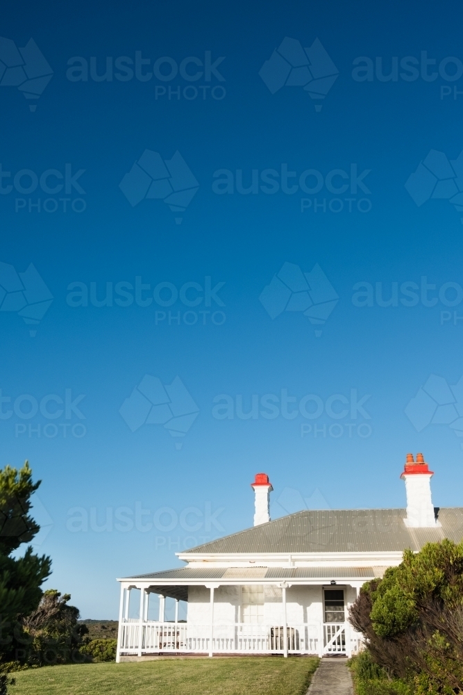 Light house keepers house - Australian Stock Image