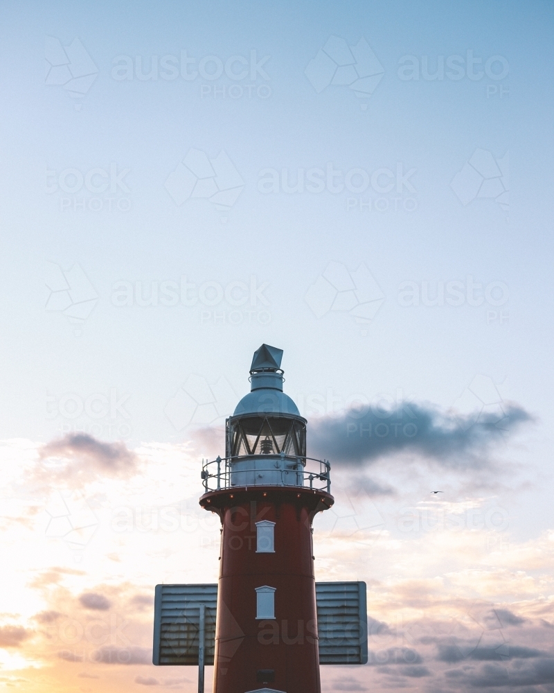 Lighthouse at sunset - Australian Stock Image