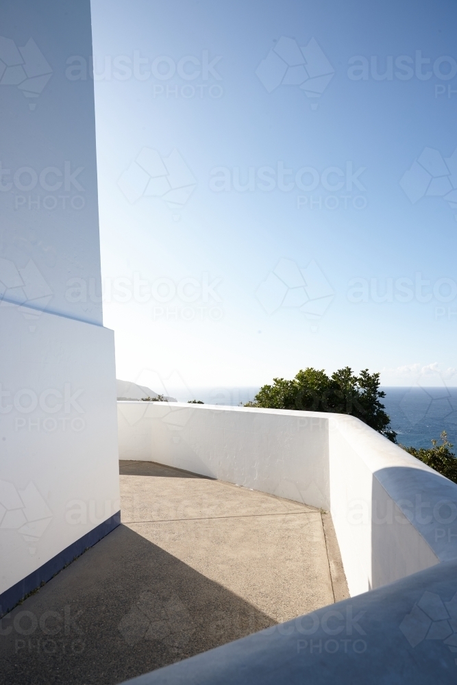 Lighthouse building on coast - Australian Stock Image