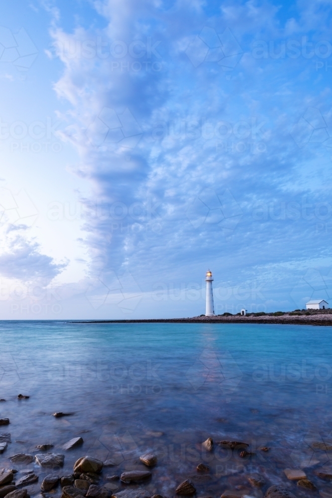 lighthouse in early morning light - Australian Stock Image