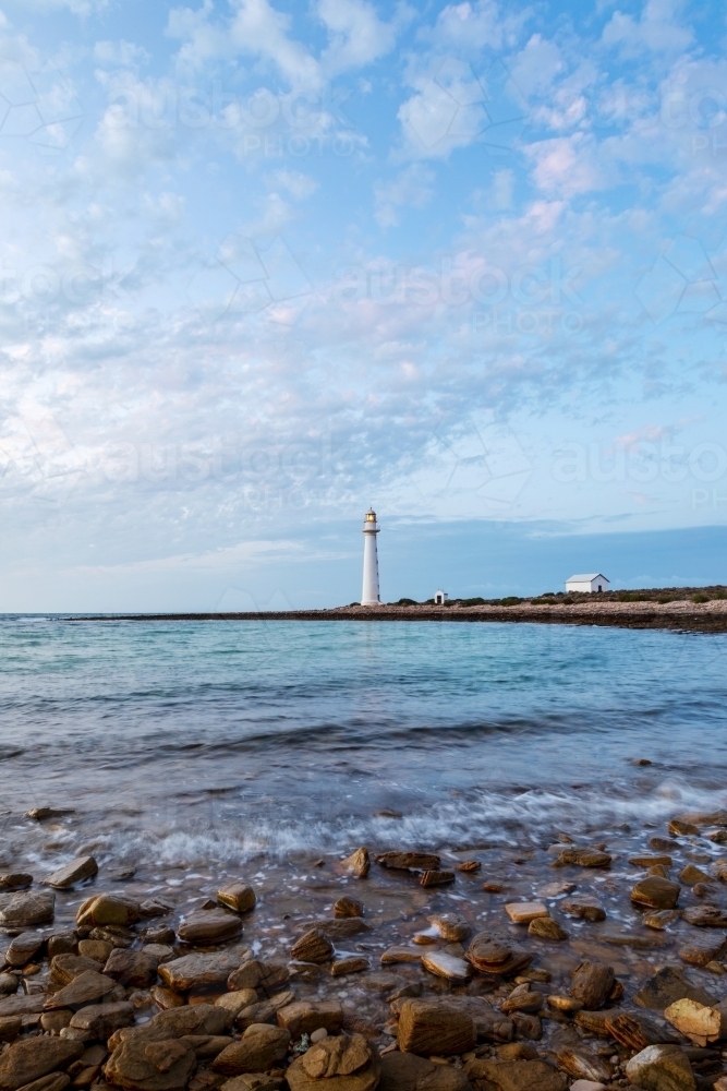 lighthouse in morning light - Australian Stock Image
